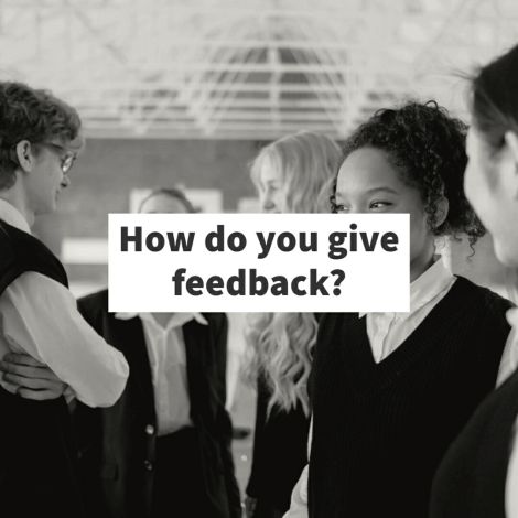 How do you give feedback?